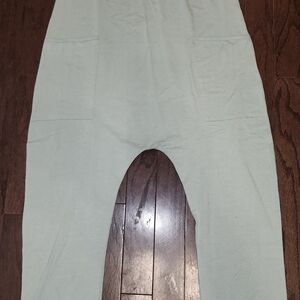 Uniankiya Light Green Casual Romper Pants‎ Cover Up